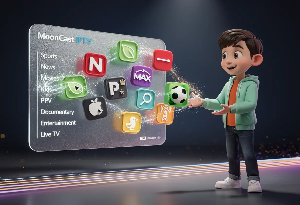 MoonCast IPTV Channels List 2026
